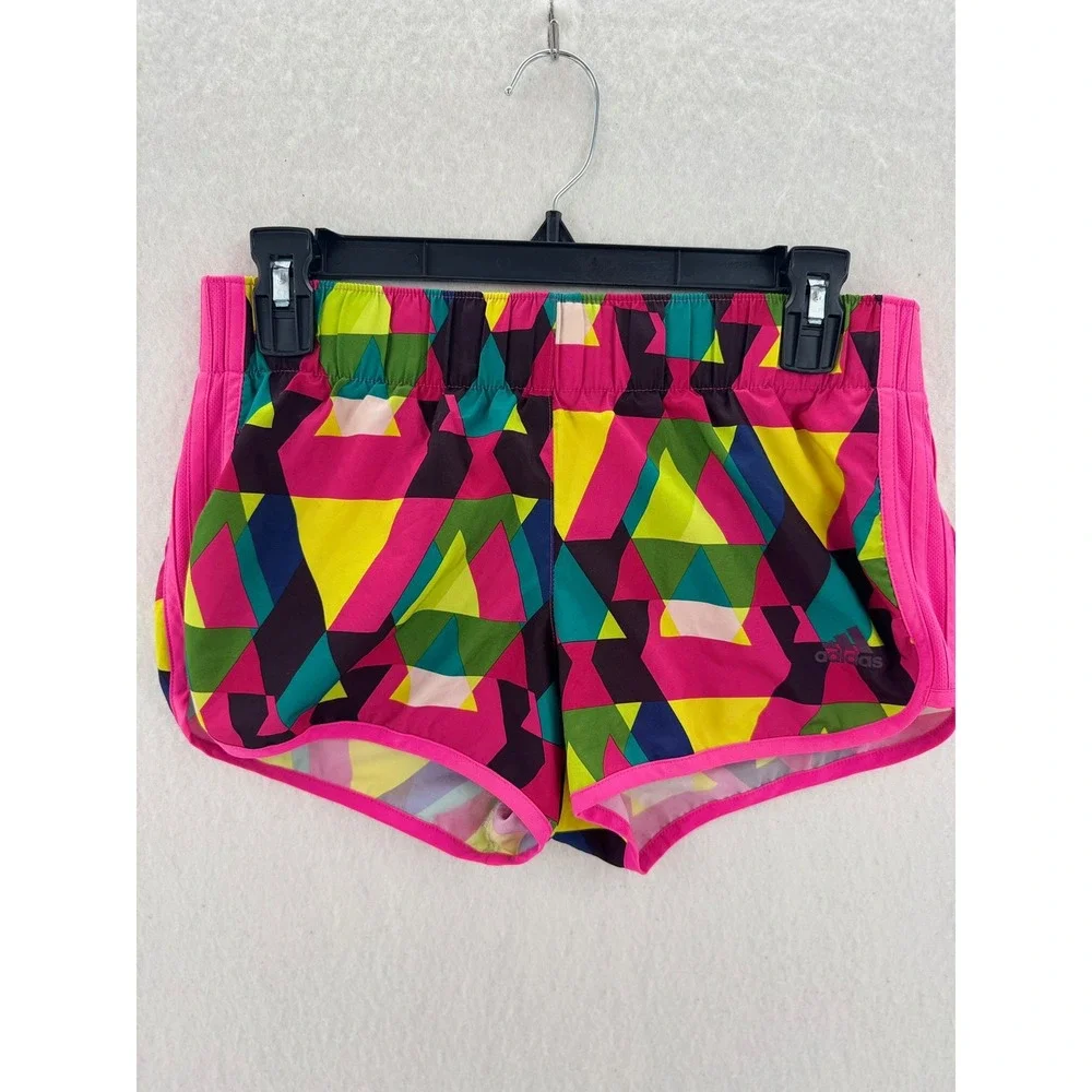 Adidas - Running Shorts Geometric Kaleidoscope Climalite - Multi - XS - Womens